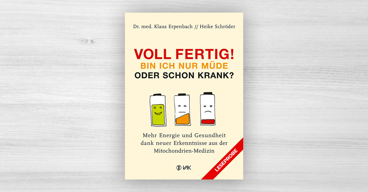 Unser neuer Video-Trailer für die LESEPROBE vom Buch «Voll fertig! Bin ich nur müde oder schon krank?»